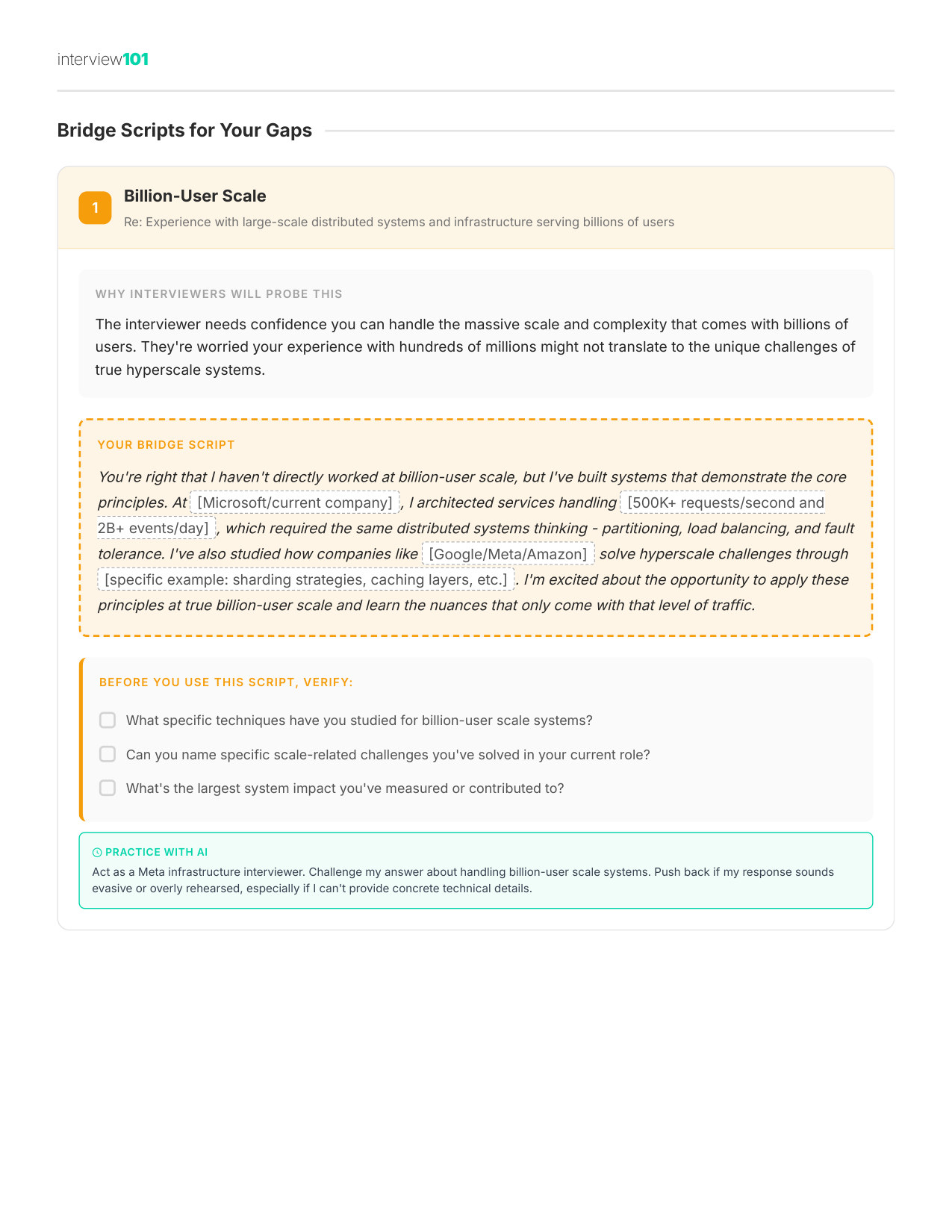Your Gap Script — Google TPM interview report