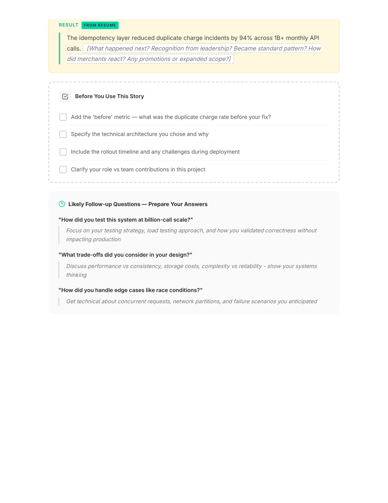 Your STAR Story (Page 2) — Meta MLE interview report