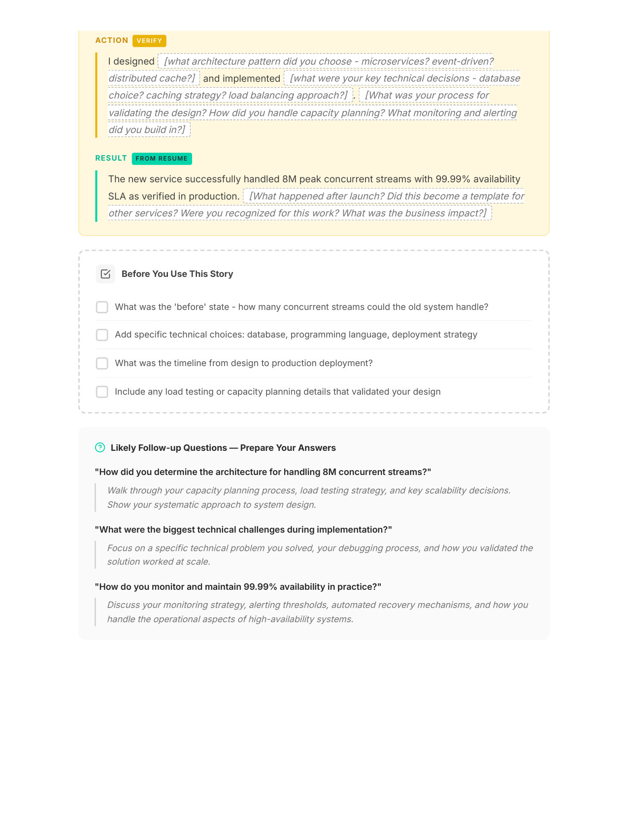 Your STAR Story (Page 2) — Netflix DE interview report
